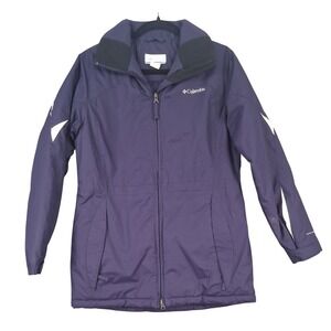 Columbia Sportswear Womens Jacket Blue w/white Omni Shield Size S